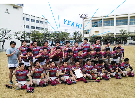 優勝後の集合写真